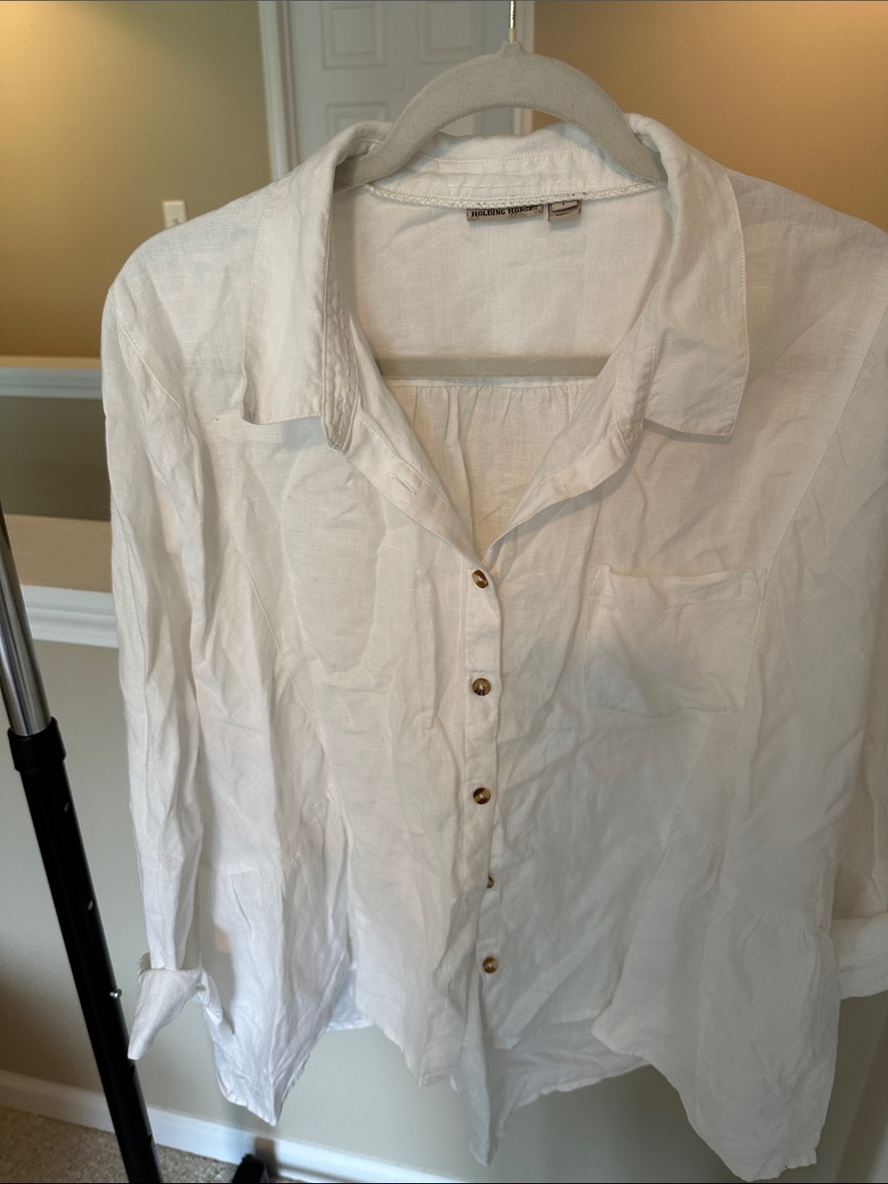 HOLDING HORSES White Lightweight Shirt